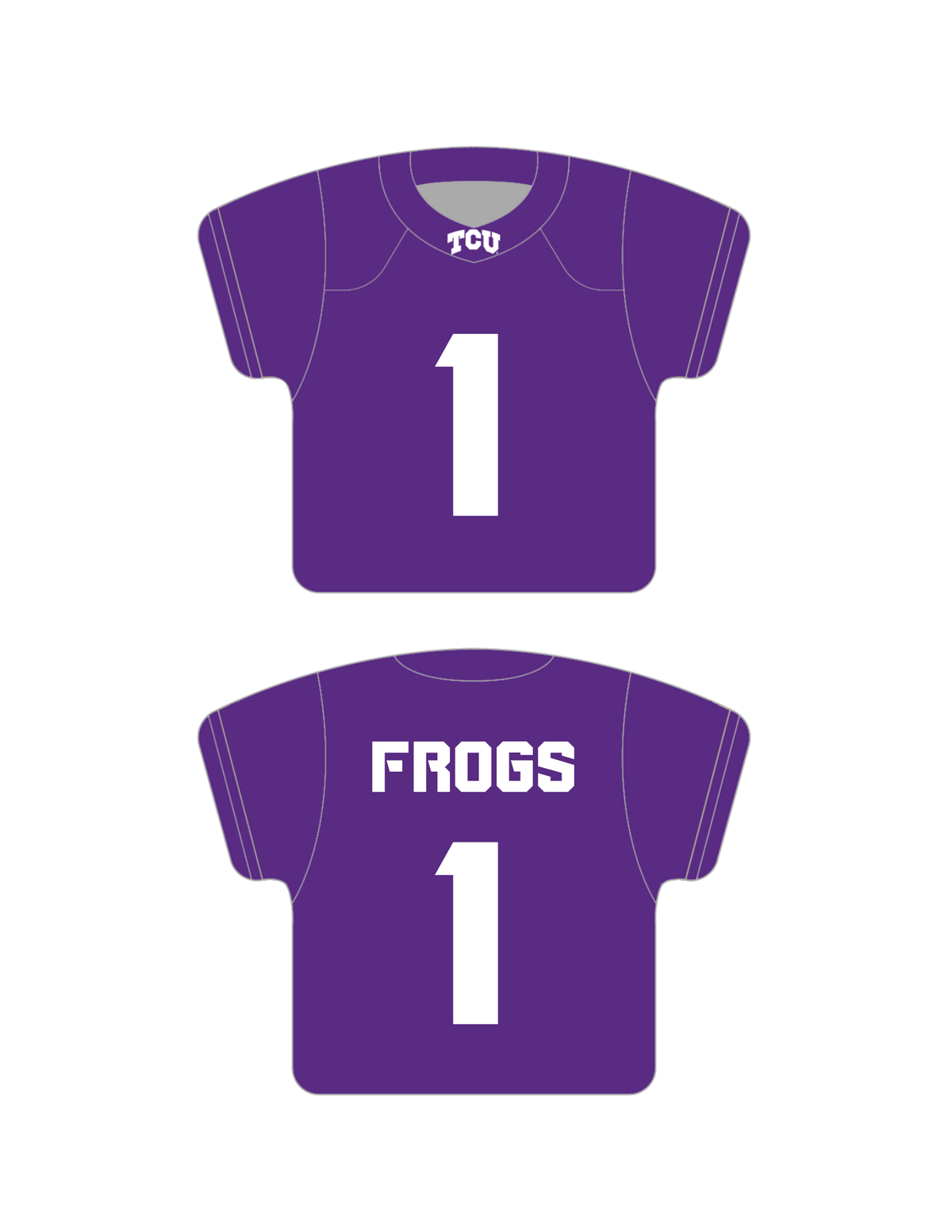TCU Gameday Keychain