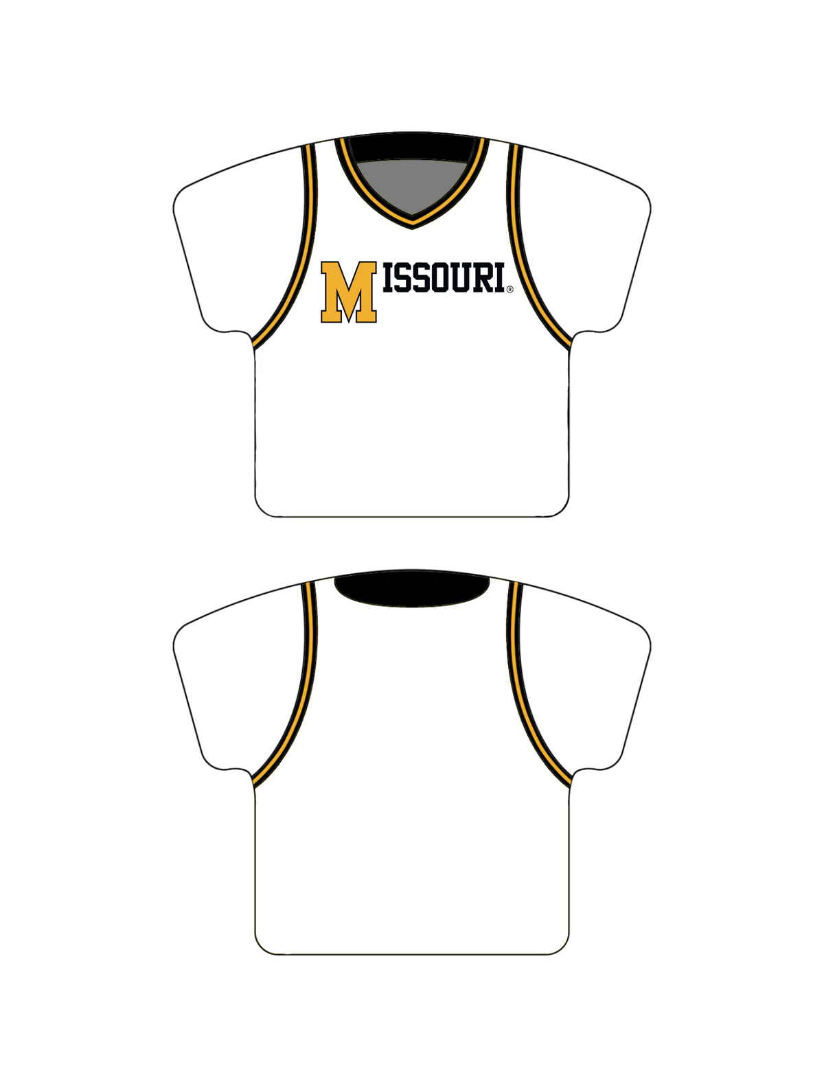 Mizzou Tigers Football Keychain